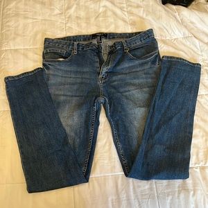 Forever 21 slim fit denim jeans, size 34